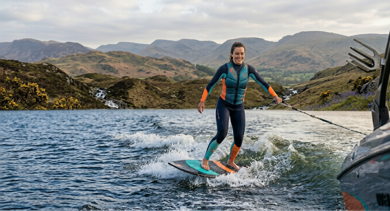 Wakesurfing